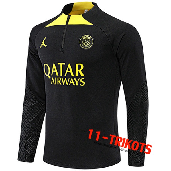 Jordan PSG Training Sweatshirt Schwarz/Gelb 2022/2023