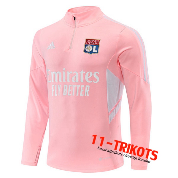 Lyon Training Sweatshirt Rosa 2022/2023