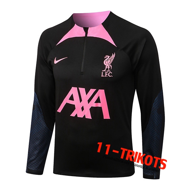 FC Liverpool Training Sweatshirt Schwarz/Rosa 2022/2023