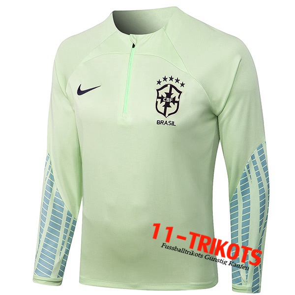 Brasilien Training Sweatshirt Grün 2022/2023