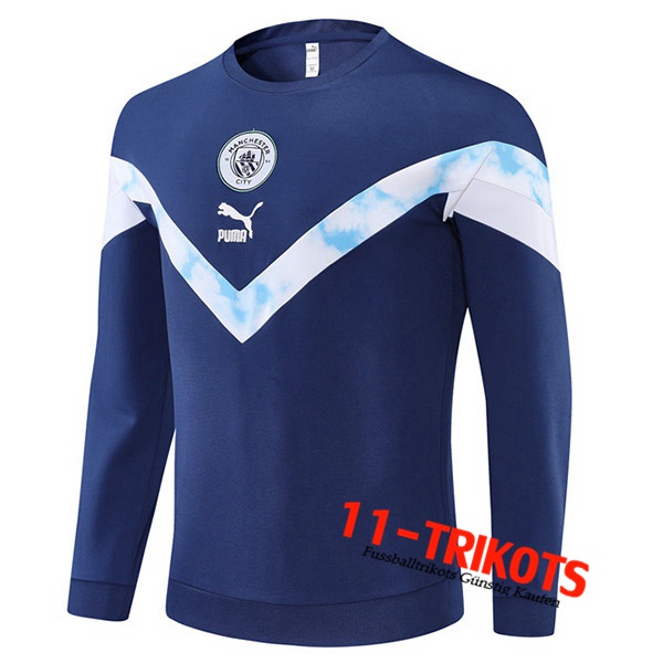 Manchester City Training Sweatshirt Navy blau 2022/2023