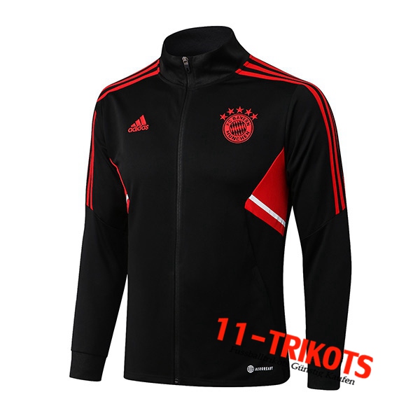 Bayern München Trainingsjacke High Collar Schwarz 2022/2023