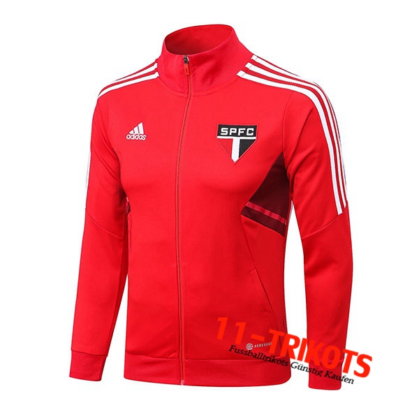 Sao Paulo FC Trainingsjacke Rot 2022/2023