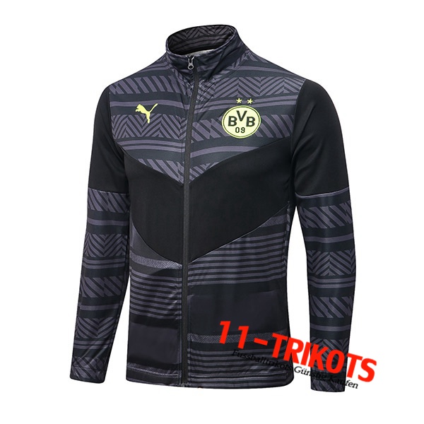 Dortmund Trainingsjacke Schwarz/Grau 2022/2023