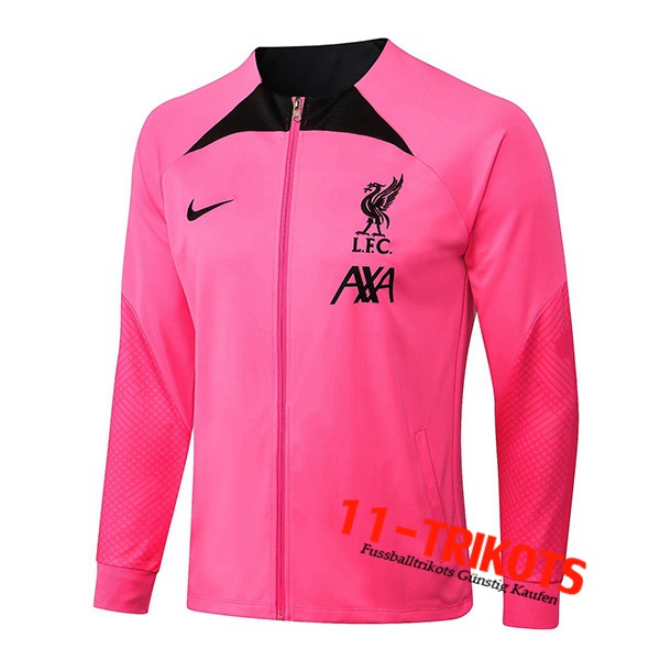 FC Liverpool Trainingsjacke Rosa/Schwarz 2022/2023