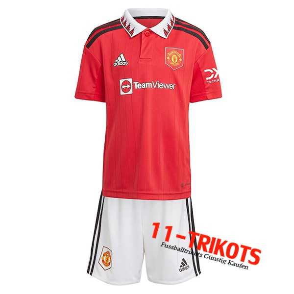 Neues Manchester United Kinder Heimtrikot 2022/2023