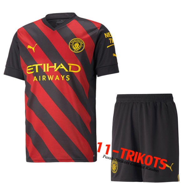 Manchester City Auswärtstrikot + Shorts 2022/2023