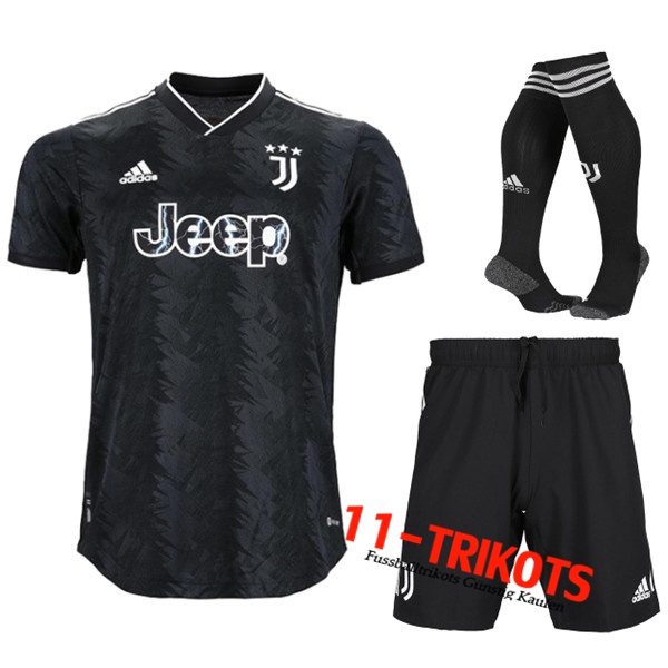 Juventus Auswärtstrikot (Shorts + Socken) 2022/2023