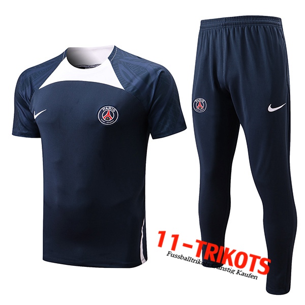 PSG Trainingstrikot + Hose Weiß/Blau 2022/2023