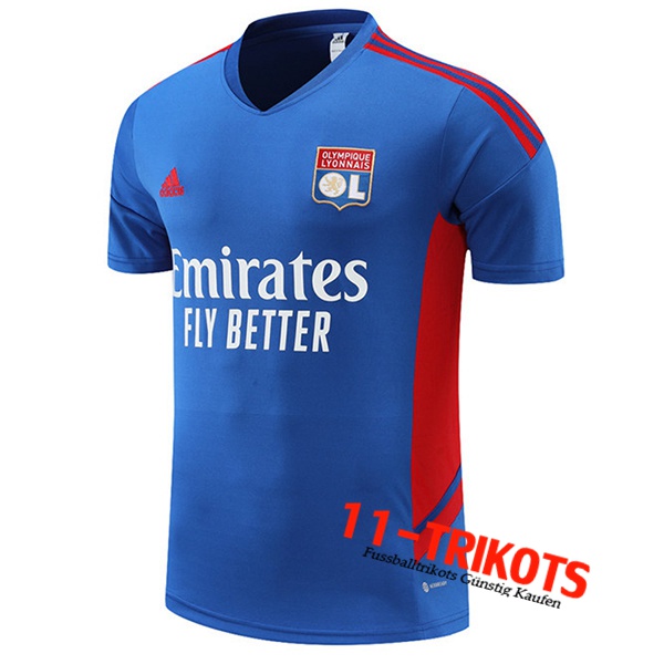 Lyon Trainingstrikot Blau 2022/2023