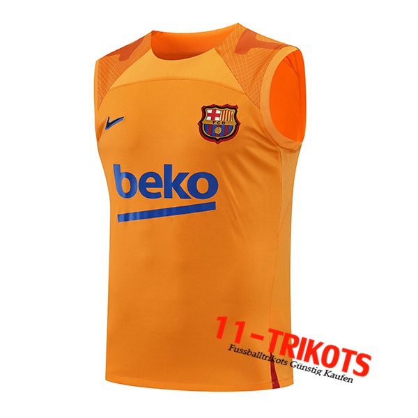 FC Barcelona Trainings-Tanktop Gelb 2022/2023