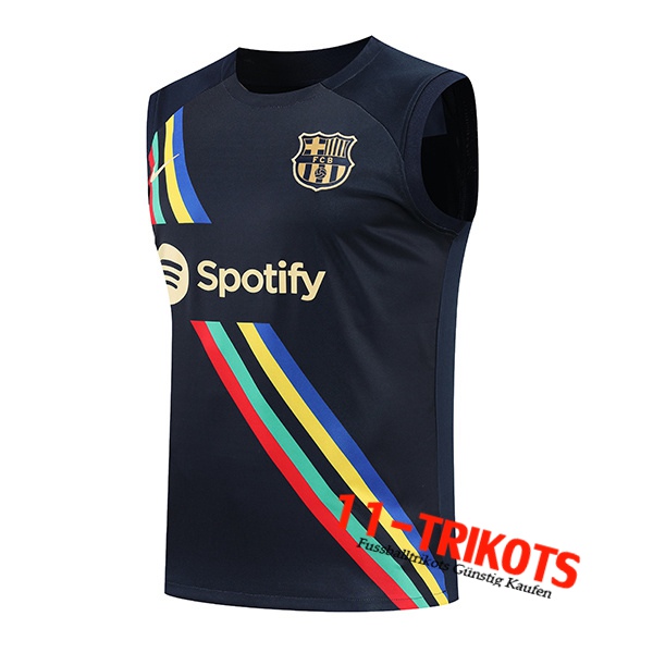 FC Barcelona Trainings-Tanktop Schwarz 2022/2023