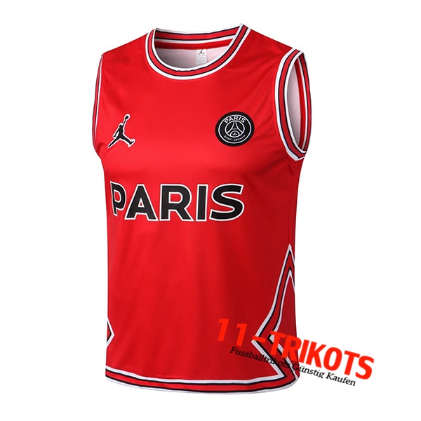 Jondan PSG Trainings-Tanktop Rot 2022/2023