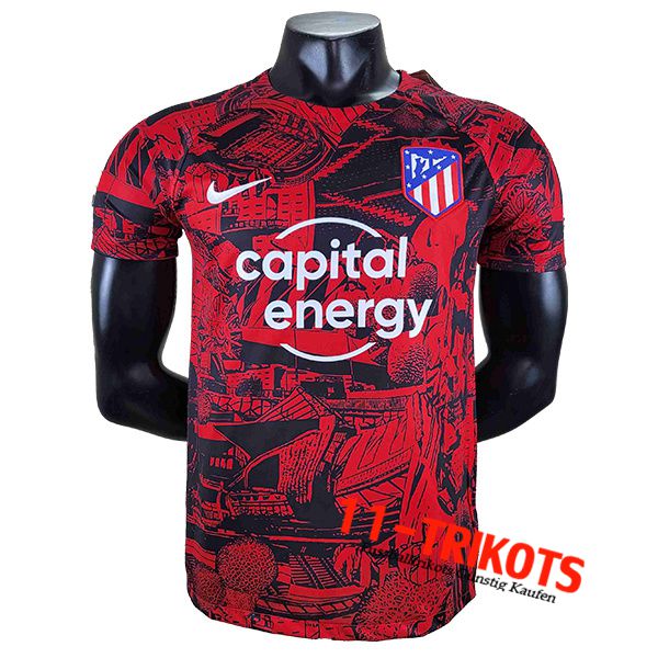 Atletico Madrid Trainingstrikot Rot/Schwarz 2022/2023