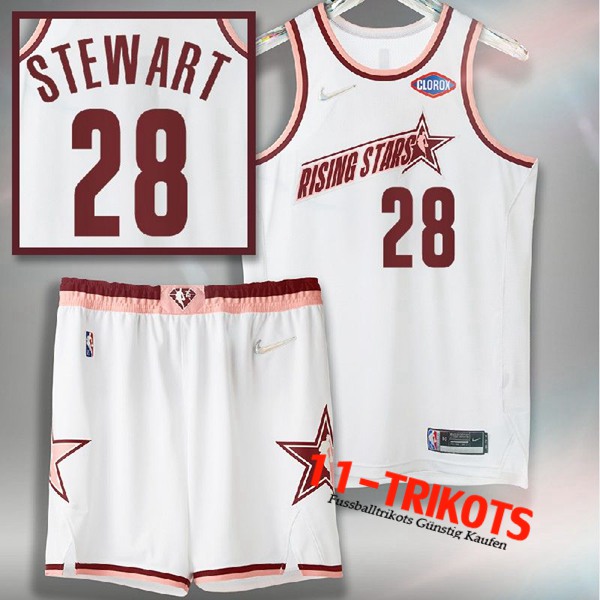 American All-Star NBA Trikots (STEWART #28) Weiß