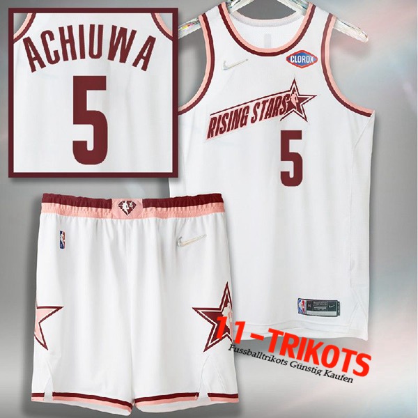 American All-Star NBA Trikots (ACHIUWA #5) Weiß