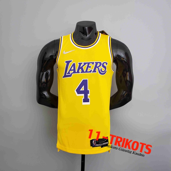 Los Angeles Lakers NBA Trikots (RONDO #4) Gelb