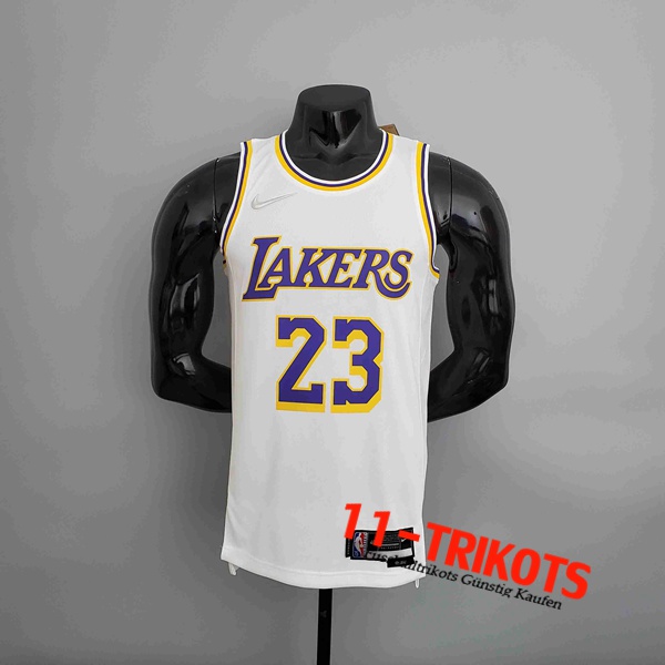 Los Angeles Lakers NBA Trikots (JAMES #23) Weiß