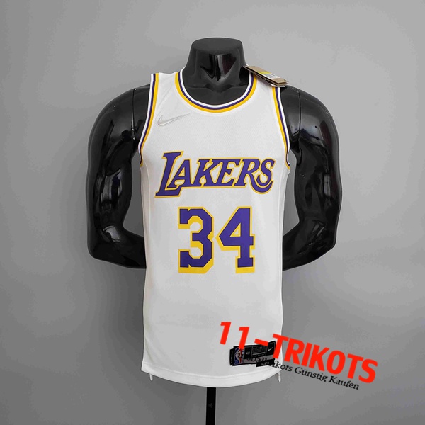 Los Angeles Lakers NBA Trikots (O'NEAL #34) Weiß