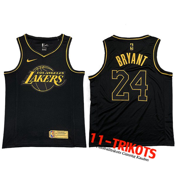 Los Angeles Lakers NBA Trikots (BRYANT #24) Schwarz