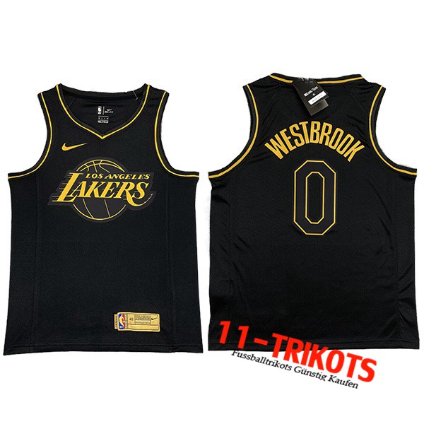 Los Angeles Lakers NBA Trikots (WESTBROOK #0) Schwarz