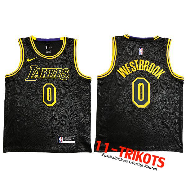 Los Angeles Lakers NBA Trikots (WESTBROOK #0) Schwarz