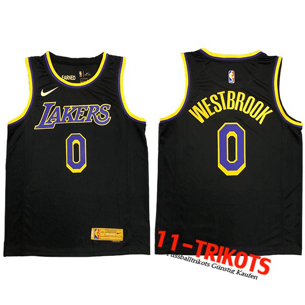 Los Angeles Lakers NBA Trikots (WESTBROOK #0) Schwarz