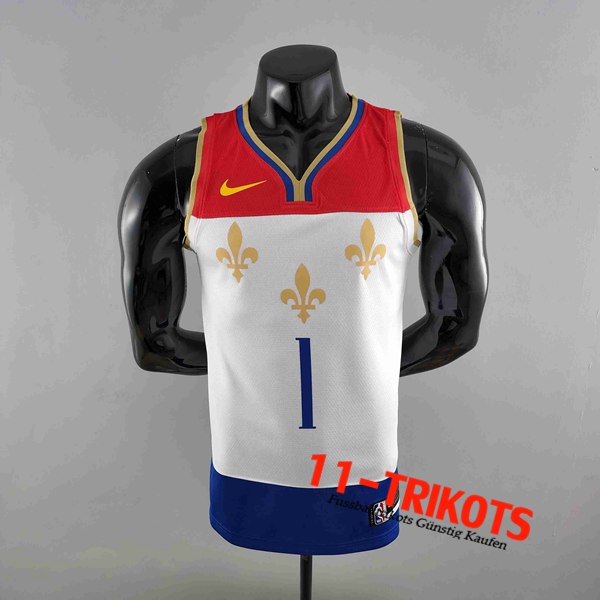 New Orleans Pelicans NBA Trikots (WLLIAMSIN #1) 2020 Rot/Weiß/Blau Urban Edition