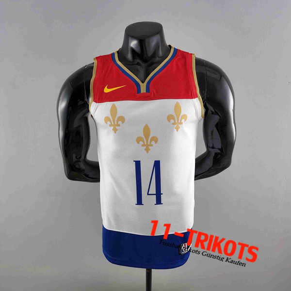 New Orleans Pelicans NBA Trikots (INGRAM #14) 2020 Rot/Weiß/Blau Urban Edition