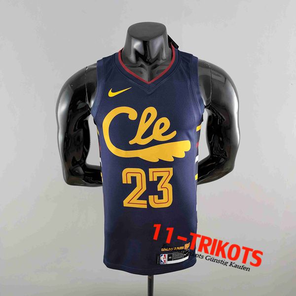 Cleveland Cavaliers NBA Trikots (JAMES #23) Navy blau Striped