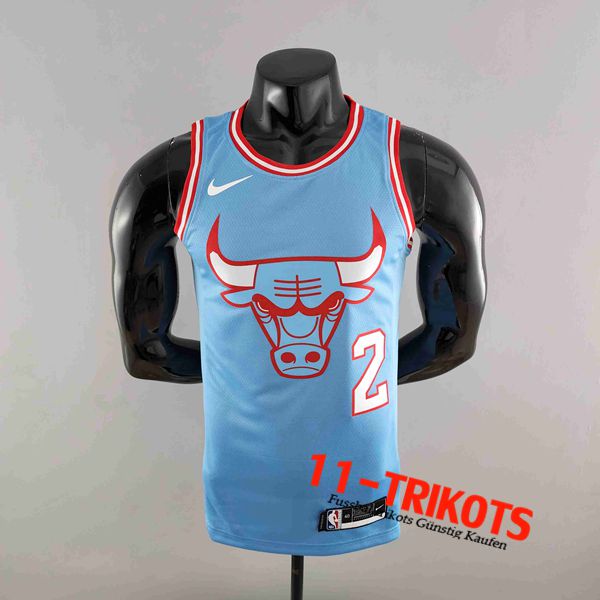 Chicago Bulls NBA Trikots (BALL #2) Blau