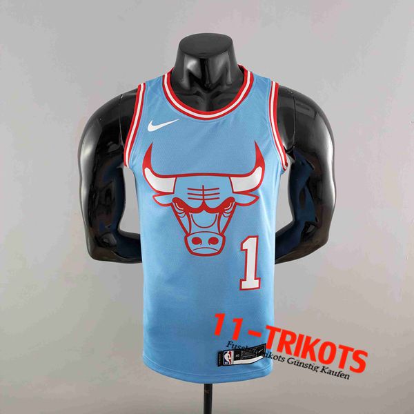 Chicago Bulls NBA Trikots (ROSE #1) Blau