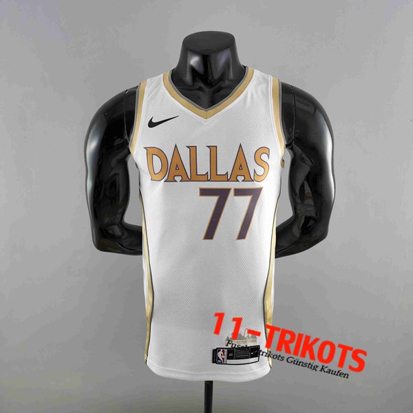 Dallas Mavericks NBA Trikots (DONCIC #77) 2020 Weiß City Edition