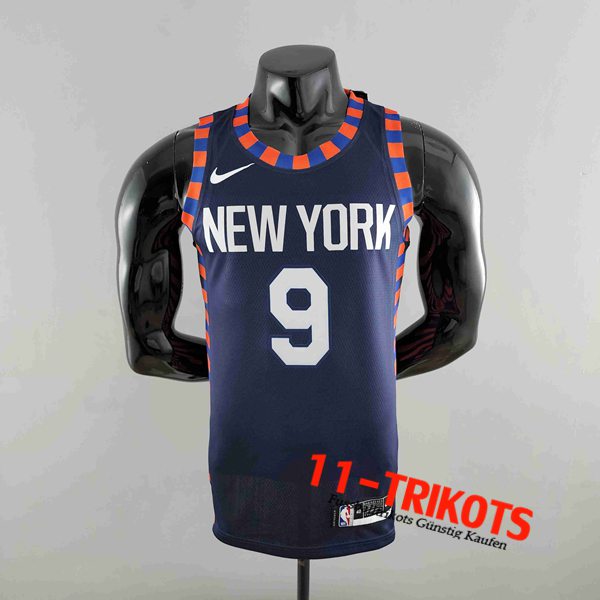 New York Knicks NBA Trikots (BARRETT #9) Dunkelblau Striped