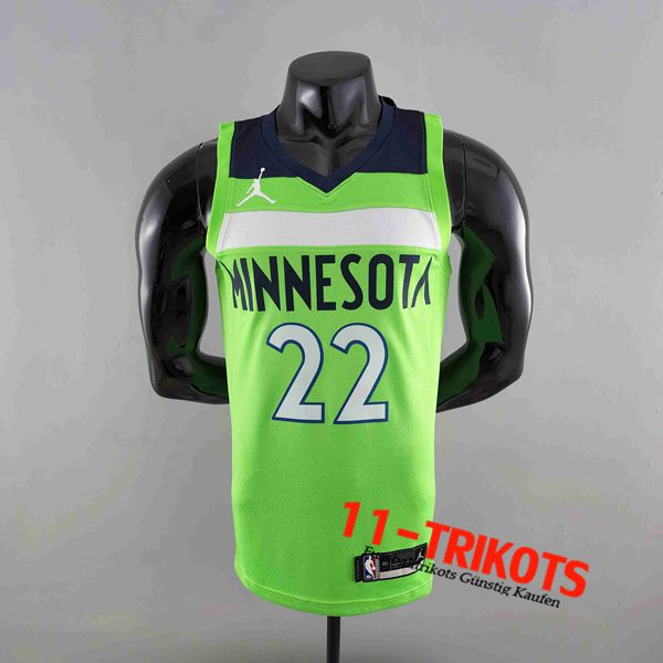 Minnesota Timberwolves NBA Trikots (WIGGINS #22) Grün Air Jordan