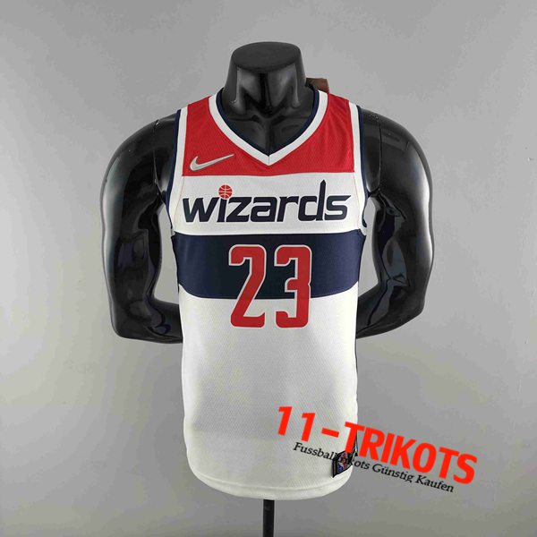Washington Wizards NBA Trikots (JORDAN #23) Schwarz/Rot/Weiß 75th Anniversary