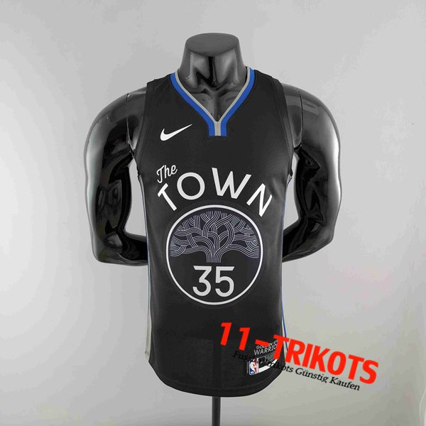 Golden State Warriors NBA Trikots (DURANT #35) 2020 Schwarz City Edition