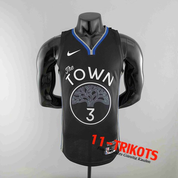 Golden State Warriors NBA Trikots (POOLE #3) 2020 Schwarz City Edition