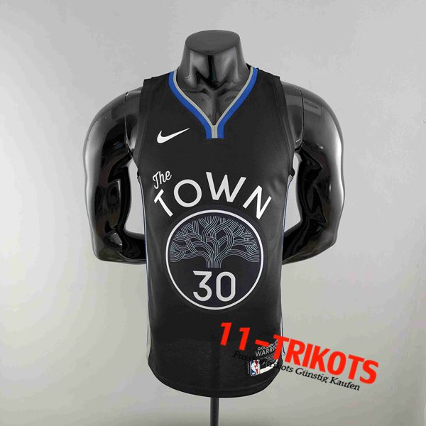 Golden State Warriors NBA Trikots (CURRY #30) 2020 Schwarz City Edition