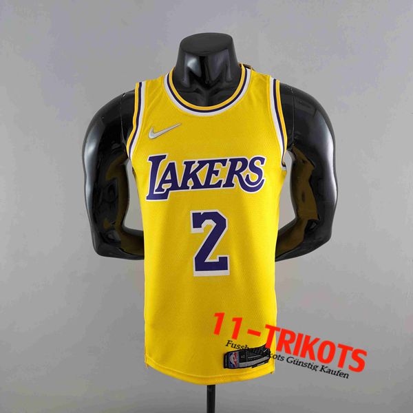 Los Angeles Lakers NBA Trikots (IRVING #2) Gelb 75th Anniversary