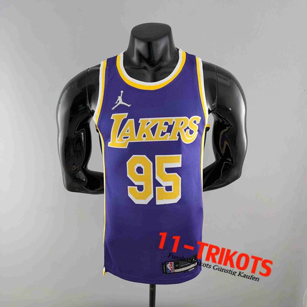Los Angeles Lakers NBA Trikots (TOSCANO #95) lila 75th Anniversary Jordan