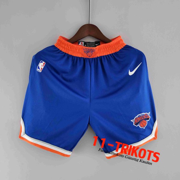New York Knicks Shorts NBA Blau