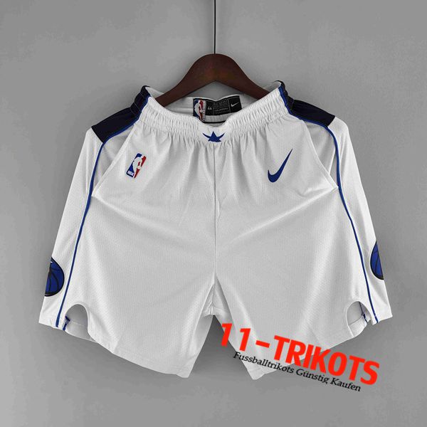 Dallas Mavericks Shorts NBA Weiß