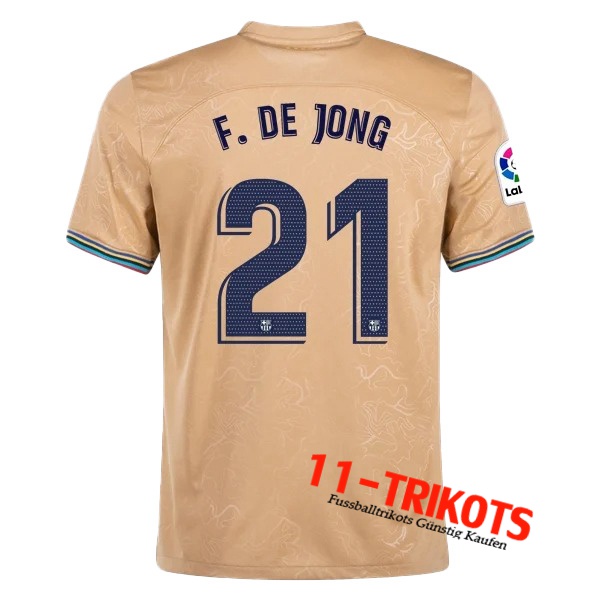 FC Barcelona (F.DE JONG #21) 2022/23 Auswärtstrikot