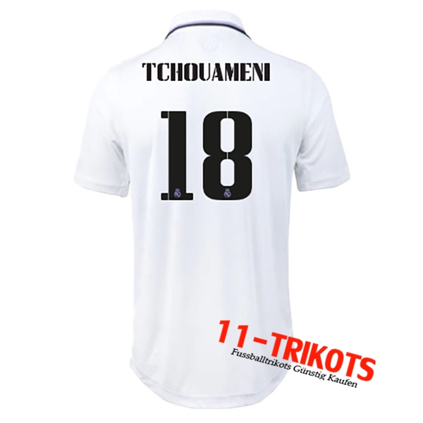 Real Madrid (TCHOUAMENI #18) 2022/23 Heimtrikot