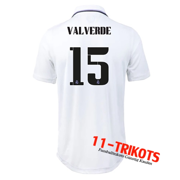 Real Madrid (VALVERDE #15) 2022/23 Heimtrikot