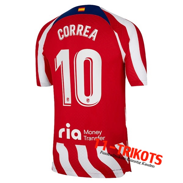 Atletico Madrid (CORREA #10) 2022/23 Heimtrikot