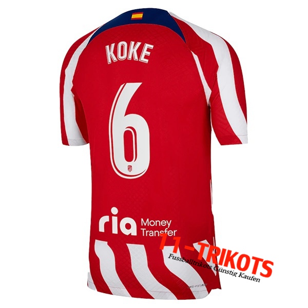 Atletico Madrid (KOKE #6) 2022/23 Heimtrikot