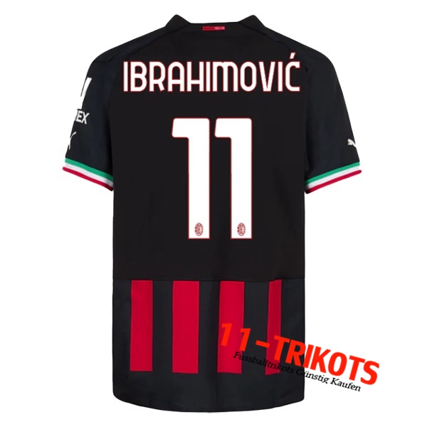 AC Milan (IBRAHIMOVIĆ #11) 2022/23 Heimtrikot