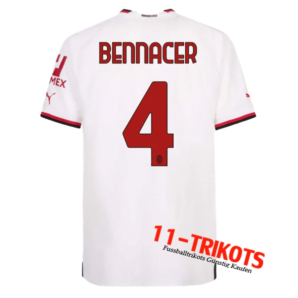 AC Milan (BENNACER #4) 2022/23 Auswärtstrikot